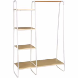 Notre portemanteau pratique est doté d'un design stable et stable. Les tubes en acier sont super stables et résistants. Il en ...