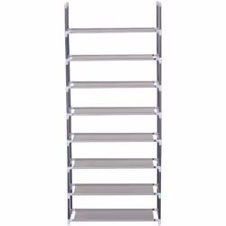 Organisateur de rangement pour chaussures léger mais durable. Les étagères non tissées permettent à cette tour à chaussures n ...
