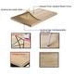Grande table de bureau en chene clair design de bureau