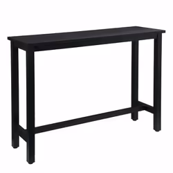 Cette table de bar moderne est fabriquée en MDF de haute qualité. Le cadre est en métal robuste et offre donc une grande stab ...