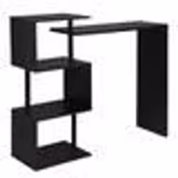 Table de bar en MDF 100 cm noir
