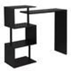 Table de bar en MDF 100 cm noir
