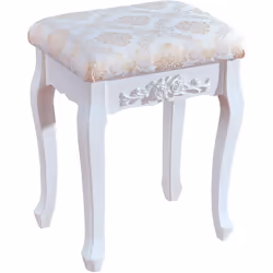 Caractéristiques: Style baroque, matériau : pied de tabouret en MDF et assise en tissu avec motif, faciles à entretenir et à  ...