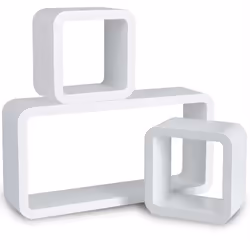 Caractéristiques Composé de 3 étagères murales Laquage 5 couches Haute qualité Versatile Construction facile Spécifications t ...