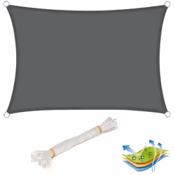 Distributeur d'ombre idéal pour les jardins, terrasses, piscines, aires de jeux pour enfants, campings, etc. Résistant à l'ea ...