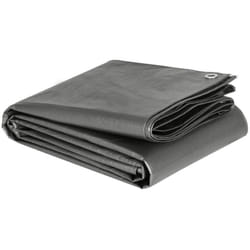 Helloshop26 - Bâche de Protection en pe étanche pour couvrir bois/bâtiment/camion 180g/m² 3x5m gris
