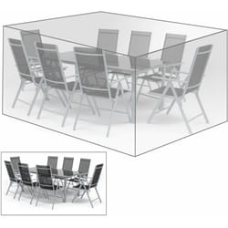 Helloshop26 - Housse de protection pour ensembles de meubles de jardin bâche pe transparente