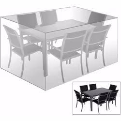 Housse de protection étanche pour salon de jardin La construction en bâche PE ne rétrécira pas et ne se déformera pas Impermé ...
