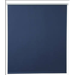 Helloshop26 - Store enrouleur occultant isolant thermique avec revêtement sans perçage 50 x 160 cm bleu