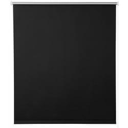 Store enrouleur occultant polyester montage rapide aucun perçage requis pour les fenêtres et portes 40x160 cm noir