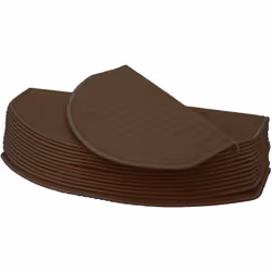 Lot de 15 tapis d'escalier protection d'escalier antidérapant 65x25cm semi-circulaire marron Effet antidérapant Renforcement ...