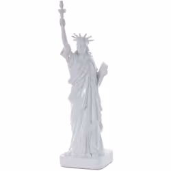 Figurine déco Statue de la Liberté 40cm, sculpture en polyrésine America New York USA, intérieur/extérieur Apportez un peu de ...