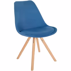 La chaise de salle à manger, conçue dans le design scandinave en vogue, aura une place de choix dans votre cuisine ou autour ...