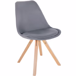 La chaise de salle à manger, conçue dans le design scandinave en vogue, aura une place de choix dans votre cuisine ou autour ...