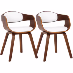 L'ensemble de 2 chaises de salle à manger est le choix idéal pour les adeptes des pièces d'ameublement originales, confortabl ...