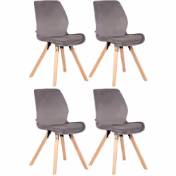 L'ensemble de 4 chaises de salle à manger , conçu dans le design scandinave en vogue, aura une place de choix dans votre cuis ...