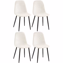 L'ensemble de chaises allie confort, robustesse et design en même temps. Conçu dans un style contemporain, ce modèle vous pro ...