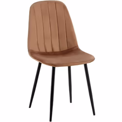 La chaise de salle à manger combine un grand confort d'assise avec un look moderne et contemporain. Cette chaise rembourrée e ...