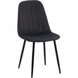 La chaise de salle à manger combine un grand confort d'assise avec un look moderne et contemporain. Cette chaise rembourrée e ...