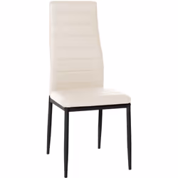 La chaise de salle à manger combine un grand confort d'assise avec un look moderne et contemporain Cette chaise rembourrée es ...