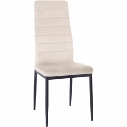 La chaise de salle à manger combine un grand confort d'assise avec un look moderne et contemporain Cette chaise rembourrée es ...