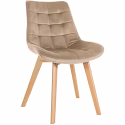Cette chaise élégante donne une touche séduisante à votre salle à manger ou à votre salon. Le revêtement en velours de haute ...