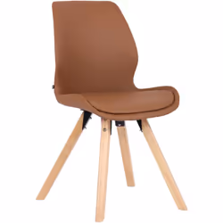 La chaise de salle à manger, conçue dans le design scandinave en vogue, aura une place de choix dans votre cuisine ou autour ...