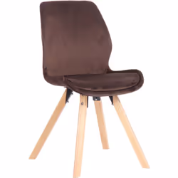 La chaise de salle à manger, conçue dans le design scandinave en vogue, aura une place de choix dans votre cuisine ou autour ...