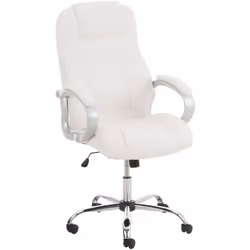 Le fauteuil de direction est une chaise de bureau exclusive avec un rembourrage de très haute qualité et un revêtement en sim ...
