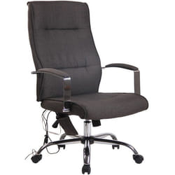 Fauteuil de bureau - Non spécifié - Modèle 10_0002610 - Massage - Réglable en hauteur - Tissu gris foncé