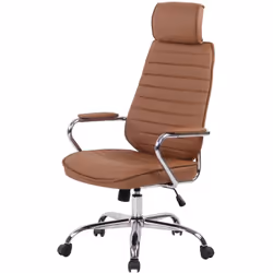 Fauteuil de bureau avec un rembourrage de grande qualité en similicuir moderne. Le similicuir n’est pas seulement très beau m ...