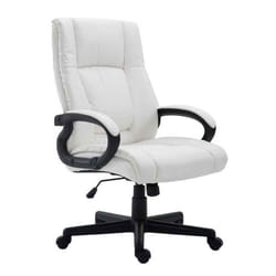 Fauteuil de bureau XL - MARQUE - Modèle - Similicuir - Accoudoirs - Réglable en hauteur