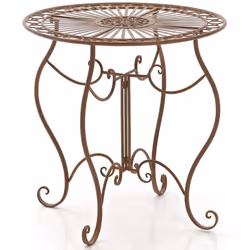 Cette merveilleuse table dans son design unique ne saurait passer inaperçue dans votre jardin ou votre terrasse. Ce bijoux de ...