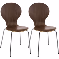 Cette chaise empilable au design moderne et élégant est parfaite pour votre cuisine, salle à manger, salles d'attente, exposi ...