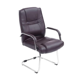 Fauteuil de bureau - Non spécifié - Modèle 10_0003248 - PVC marron - Charge maximale 180 kg - Design moderne