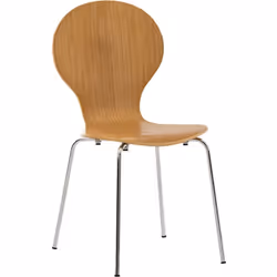 Cette chaise empilable au design moderne et élégant est parfaite pour votre cuisine, salle à manger, salles d'attente, exposi ...