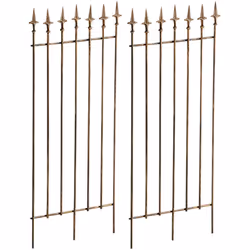Ce lot de deux treillis pour plantes grimpantes avec un design rustique nostalgique, saura vous convaincre, notamment grâce à ...