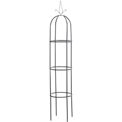 Décoshop26 - Tuteur de jardin support pour plantes grimpantes décoration de jardin 200x38 cm métal noir 100003960