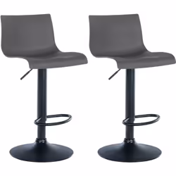 Ce tabouret de bar est un tabouret de comptoir moderne et élégant Le siège de comptoir pivote à 360° degrés et offre un régla ...