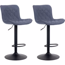 Cet ensemble de 2 tabourets de bar est parfait pour les adeptes des pièces d'ameublement élégantes et confortables. L'ensembl ...