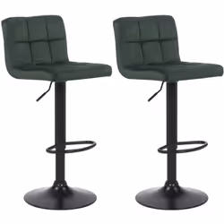 Conçu dans un mélange de style industriel et scandinave cocooning à la fois, le lot de tabourets de bar est le choix idéal si ...