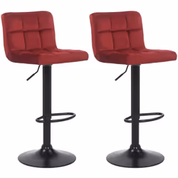 Conçu dans un mélange de style industriel et scandinave cocooning à la fois, le lot de tabourets de bar est le choix idéal si ...