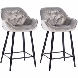 L'ensemble de tabourets de bar est le choix idéal pour les adeptes des pièces élégantes, confortables et solides à la fois. L ...