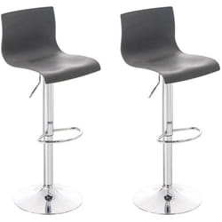 Tabouret de bar - MARQUE - Modèle - Réglable en hauteur - Lot de 2 - Design moderne