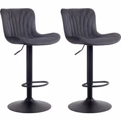 Grâce au mélange harmonieux de ses matériaux, le tabouret de bar est idéal pour un usage en privé; dans une cuisine ou un coi ...