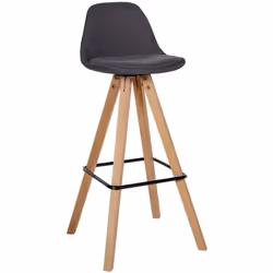 Le tabouret de bar se distingue par son aspect à la fois moderne et intemporel. La coque d'assise rembourrée contribue à un c ...