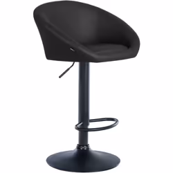Ce tabouret de bar se distingue par son design intemporel. La coque d'assise rembourrée de haute qualité reçoit un confort su ...