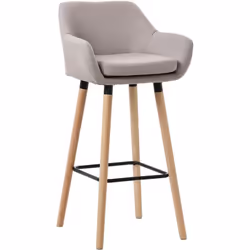 Ce tabouret de bar confère à chaque bar une atmosphère particulière, car il est conçu comme un fauteuil de salon et se distin ...