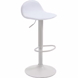 Le design extraordinaire de ce tabouret de comptoir est déterminé par le mélange intéressant de structures en cuir synthétiqu ...