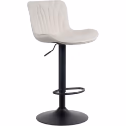 Grâce au mélange harmonieux de ses matériaux, le tabouret de bar est idéal pour un usage en privé; dans une cuisine ou un coi ...